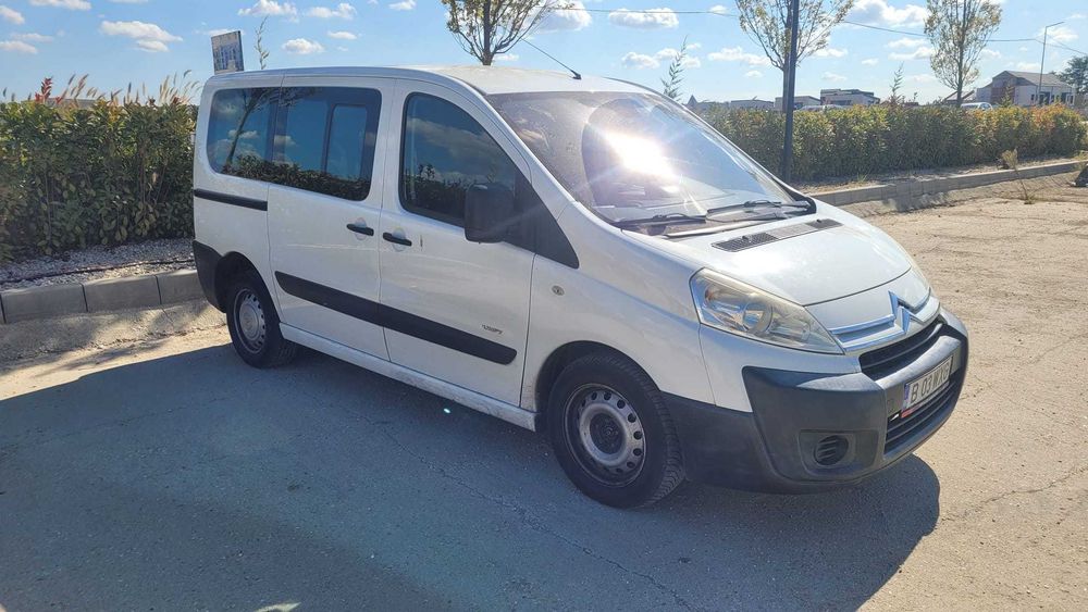 Citroen Jumpy 8+1 locuri,  2.0i benzina+GPL, 2008, inmatriculat recent!