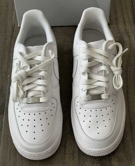 *ULTIMELE PERECHI* Nike Air Force 1 white - verificare colet