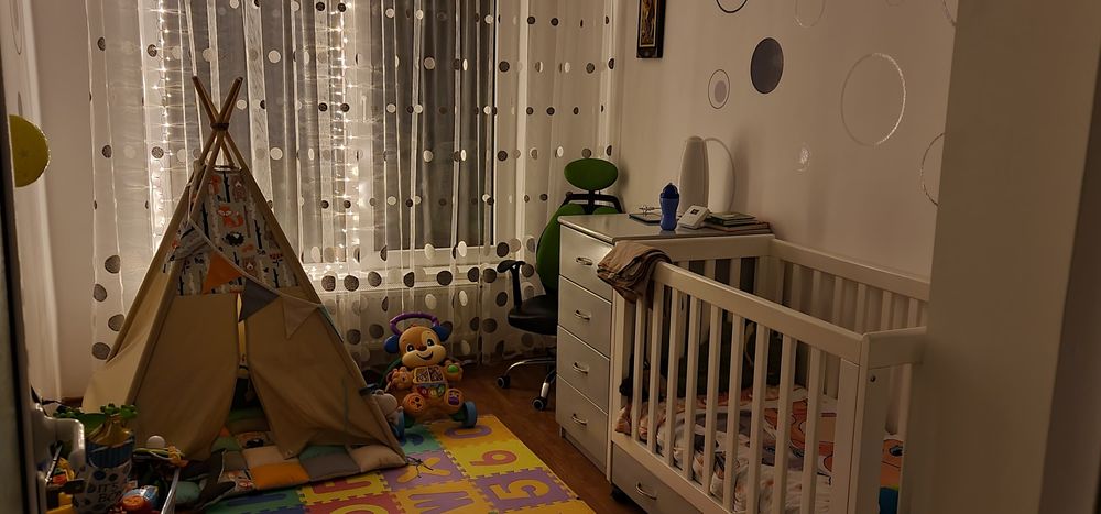 Set Patut + Comoda + Masa de schimbat  Lemn Masiv