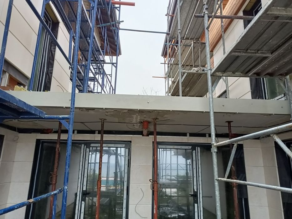 Укрепване и усилване на плочи по проект,метални конструкции,стълби