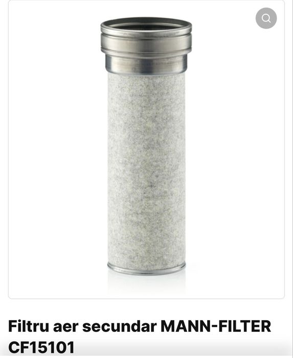 Filtru aer secundar MANN-FILTER CF15101