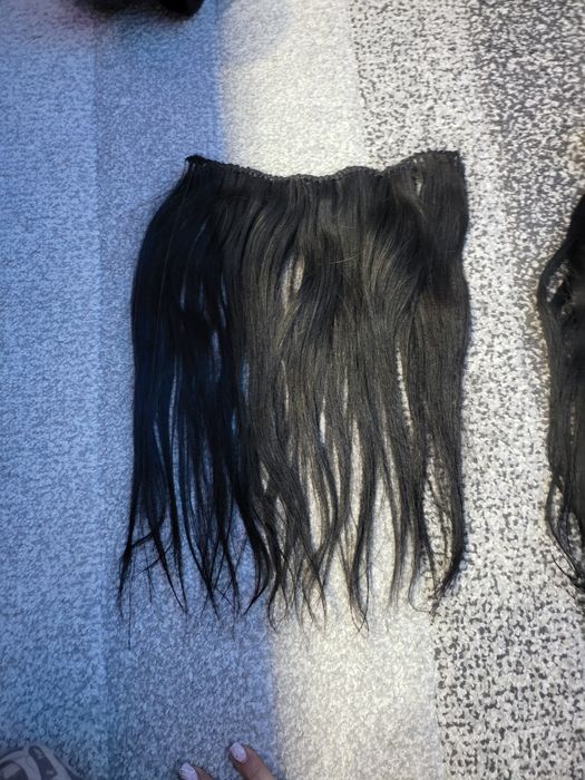 Естествена коса 2 реда двойни