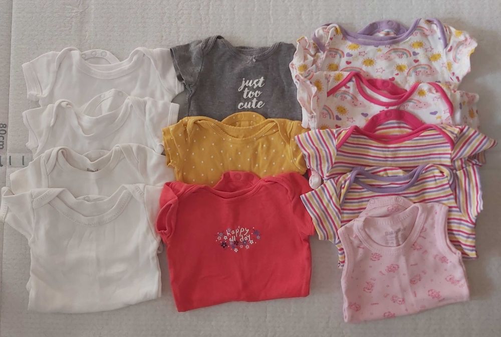 Голям лот бебешки дрешки 0-3 месеца