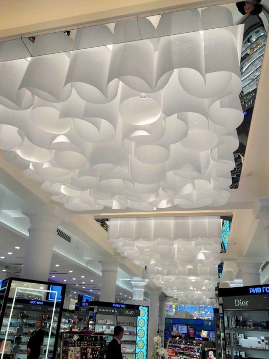 ВОЛНИСТЫЕ ПОТОЛКИ | Defuzer potolok | To’lqinsimon shiftlar |