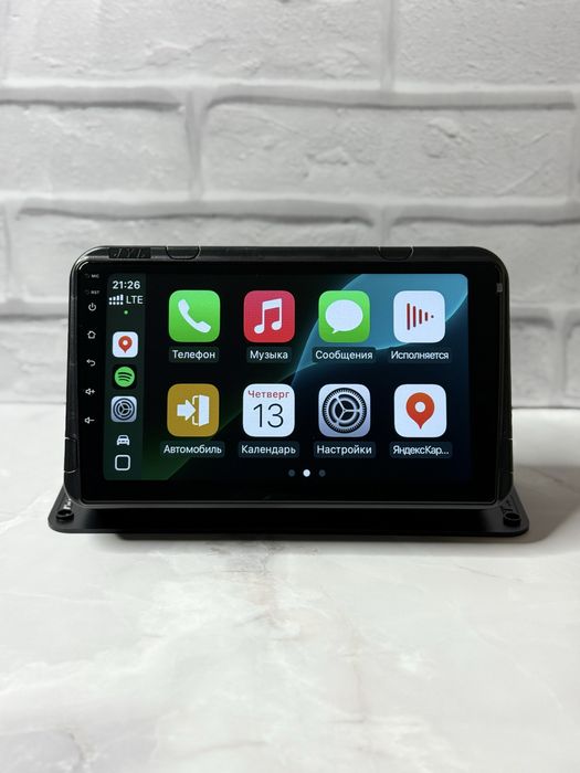 Магнитола для любого авто андроид 13 с рамкой WiFi
