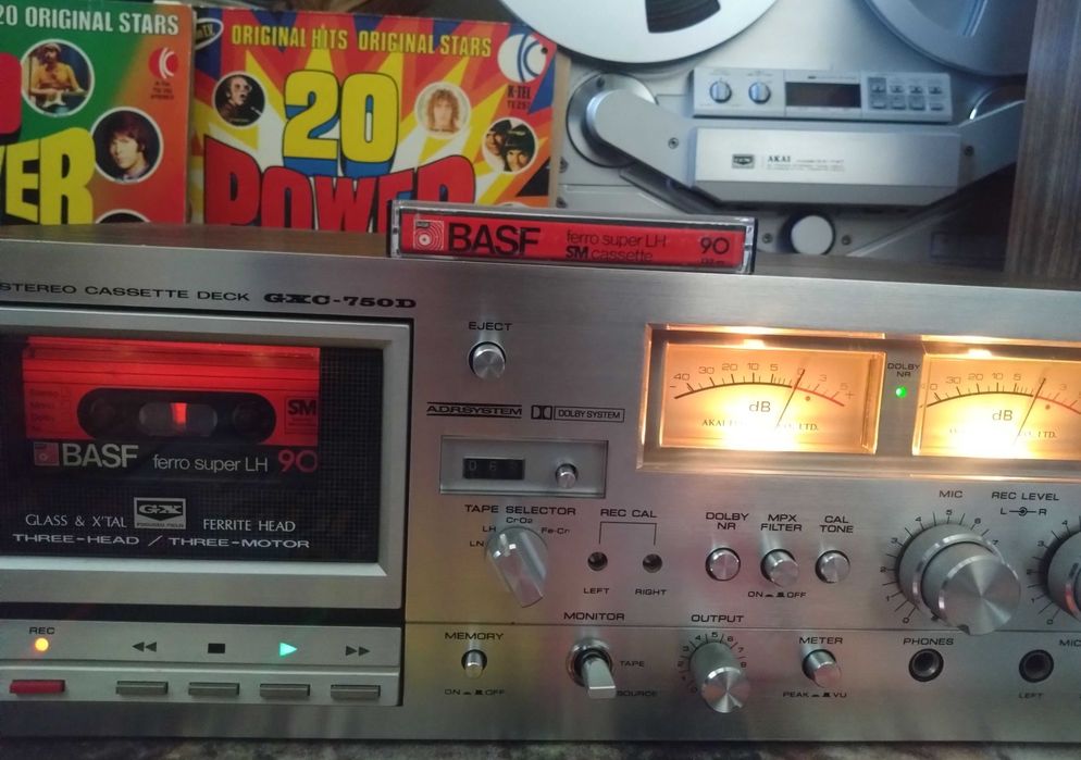 3-HEAD  GXC-750D AKAI  3-MOTOR / Double Capstan/ADR System