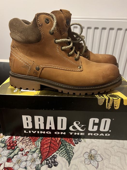 Wrangler ghete bărbați, piele maro, mărime 42