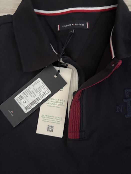 Tricou Tommy Hilfinger, mar 164 nou, cu eticheta