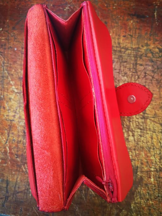 Дамско портмоне естествена кожа