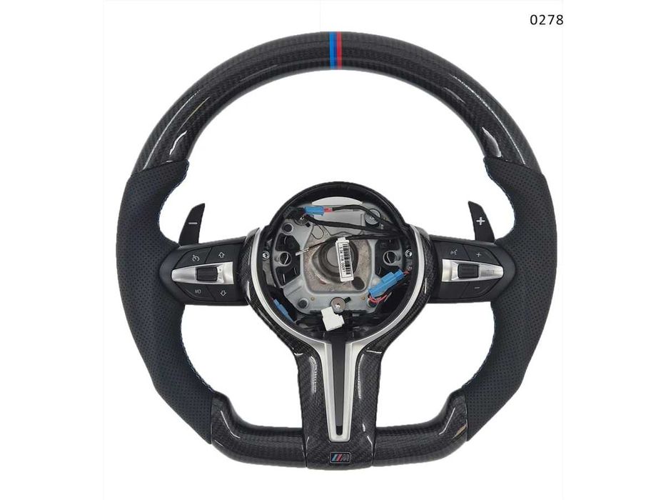 Volan carbon stil M pentru BMW 3 E46, 5 E39, X5 E53 – tuning Premium