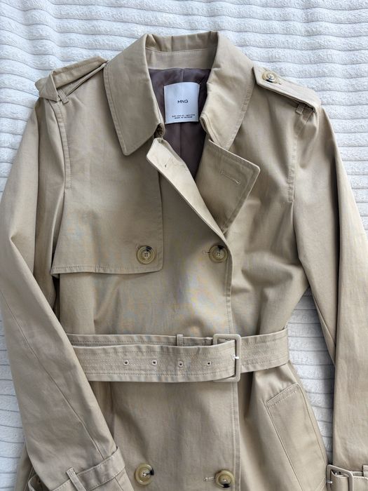 Тренч классический с поясом Mango