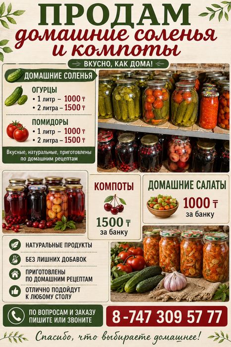 Продам домашнии соленья