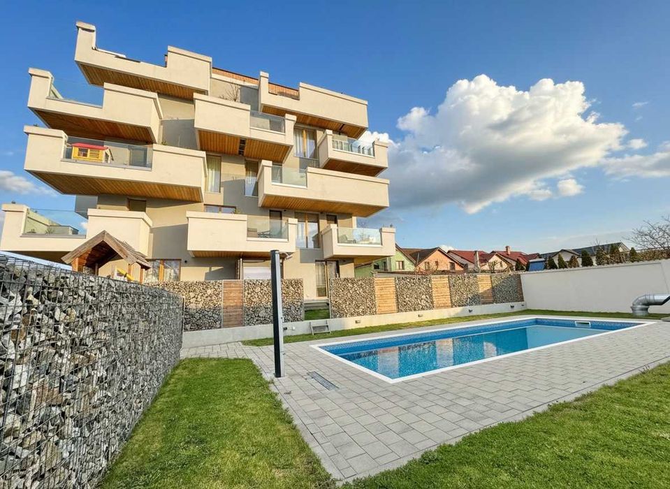 Apartament 3 camere - Gradina - Piscina - Parcare Subterana
