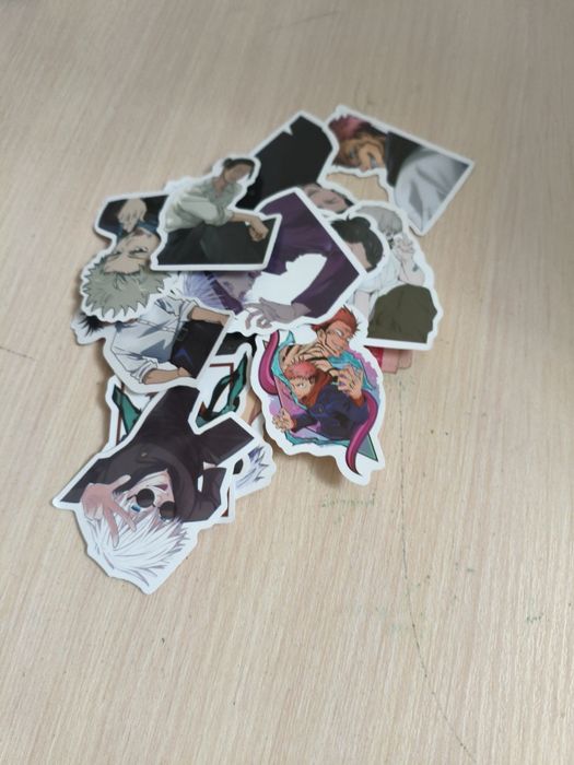 Наклейки аниме магическая битва 16 шт