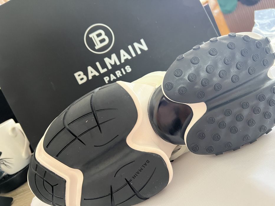 Adidasi Balmain Unicorn Black&White