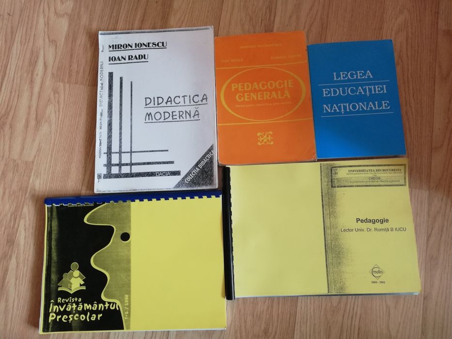 Cărți pedagogie, educatori, invatatori
