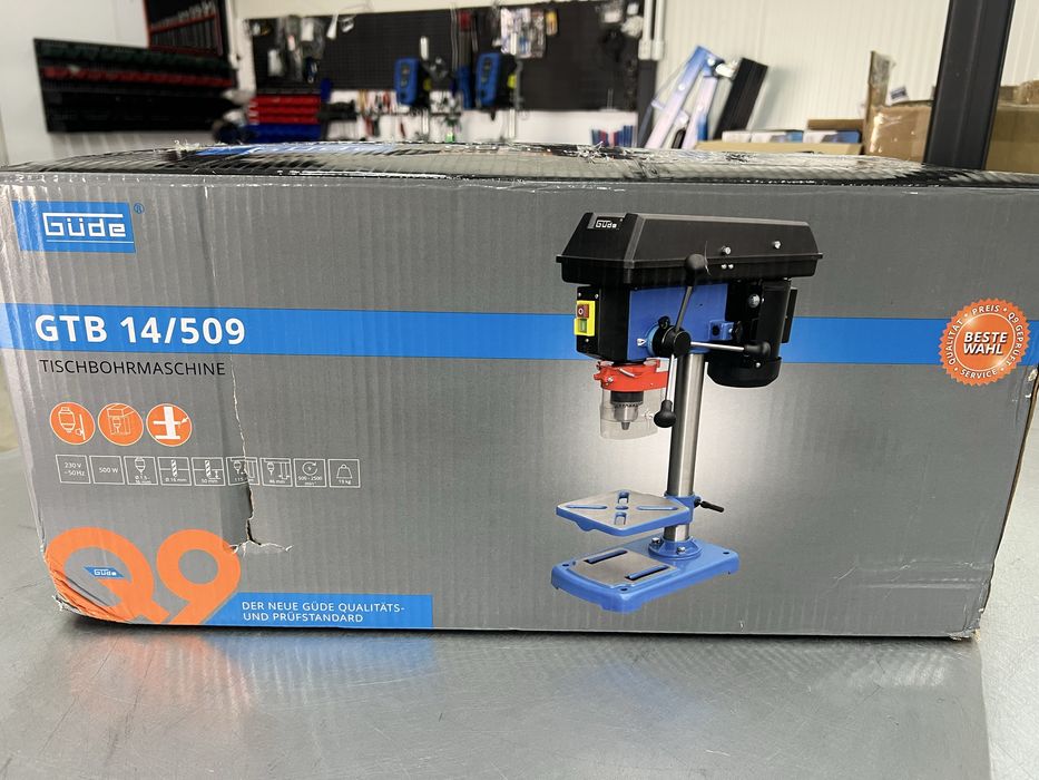 Нова Настолна Колонна бормашина-GÜDE GTB 14/509 / GUDE 55201 / 500 W