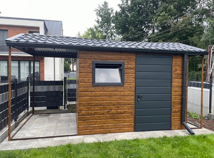 Garaj cu ușa basculanta diferite modele și dimensiuni la preț mic mic