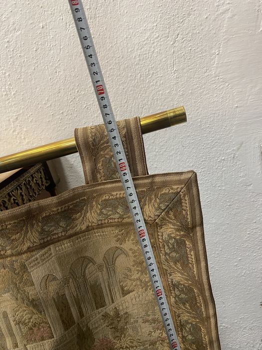 Голям белгийски гоблен за стена с копринени конци