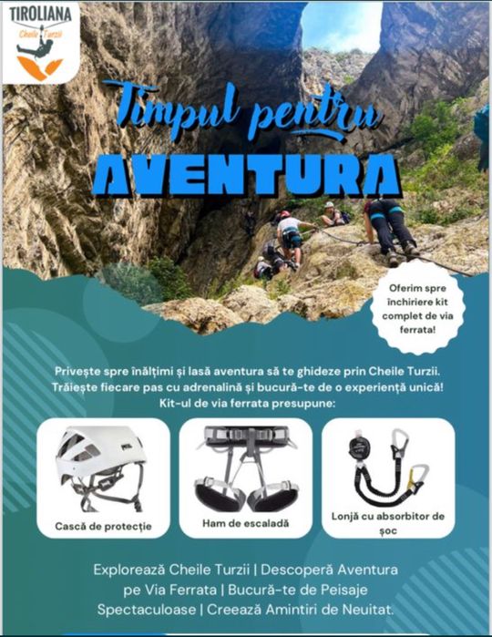 Inchiriez Echipamente via Ferrata