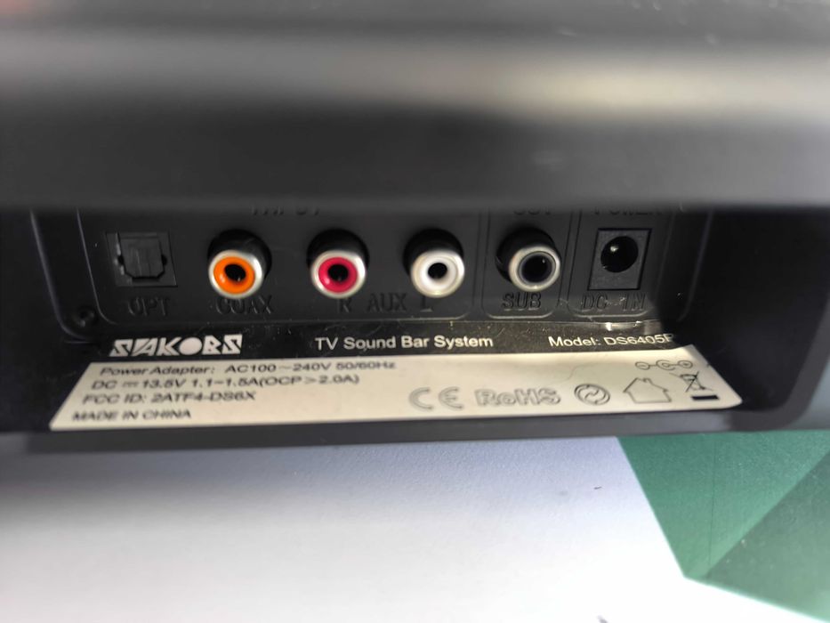 Soundbar SAKORS DS6405P - TV Sound Bar System - Funcțional, Testat