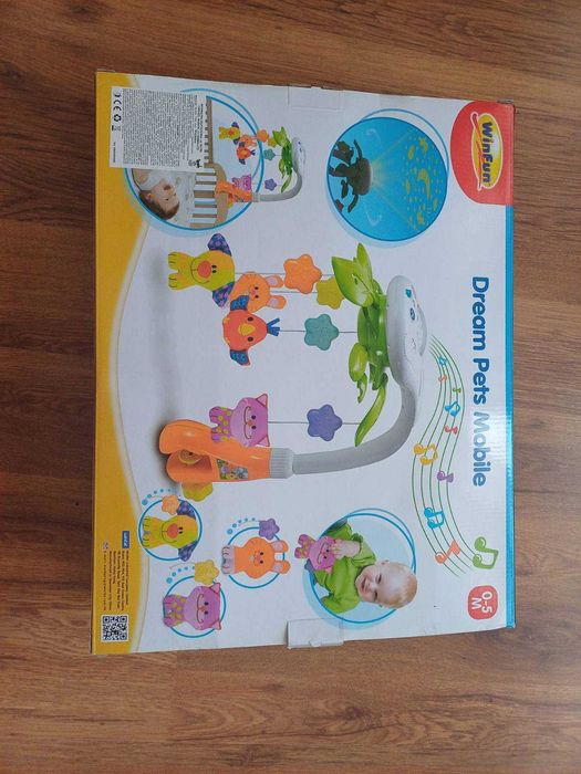 Музикална въртележка за бебешко легло