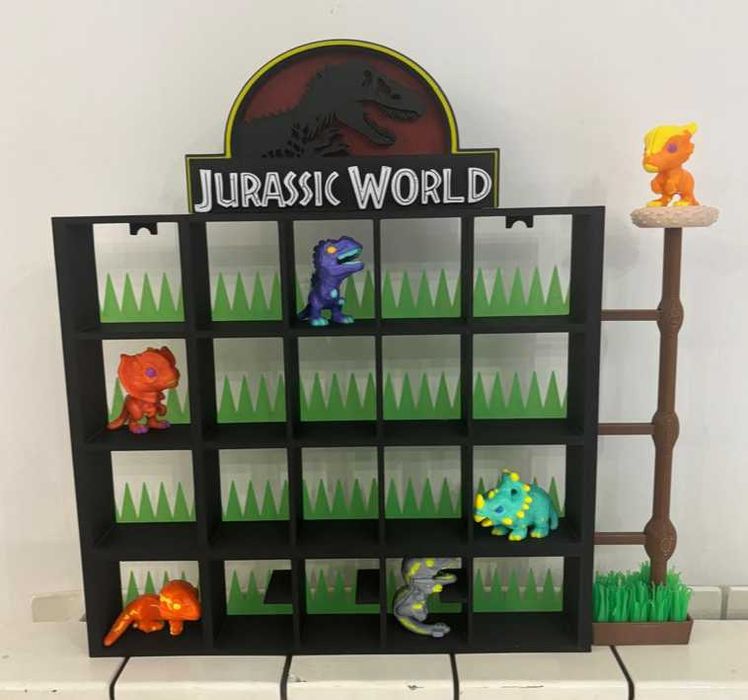 Jurassic World - Стойка за фигурки Kinder Joy