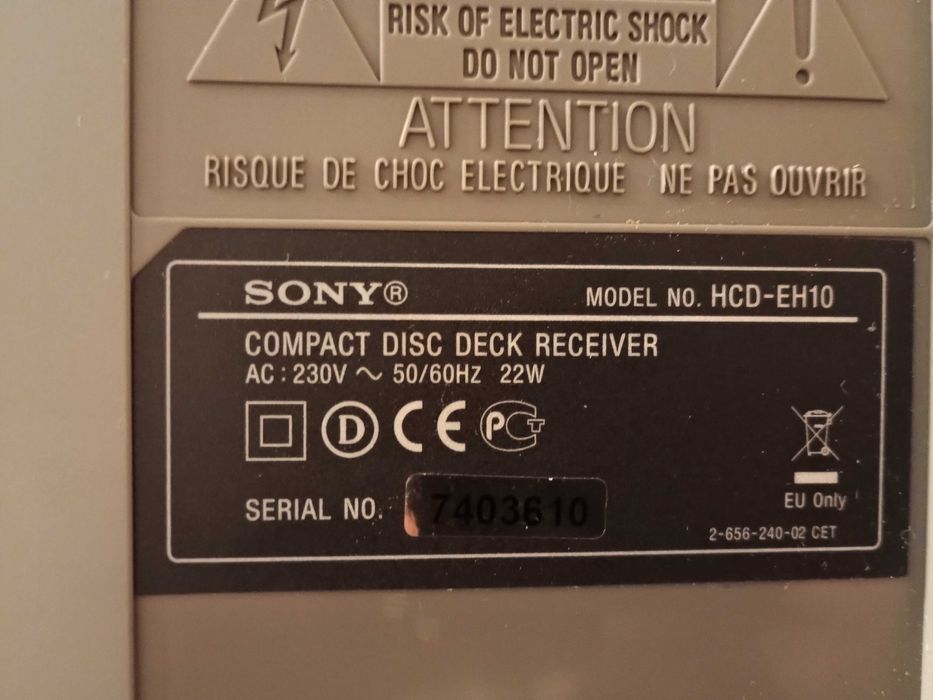 MICRO HI-FI система Sony CMT-EH10