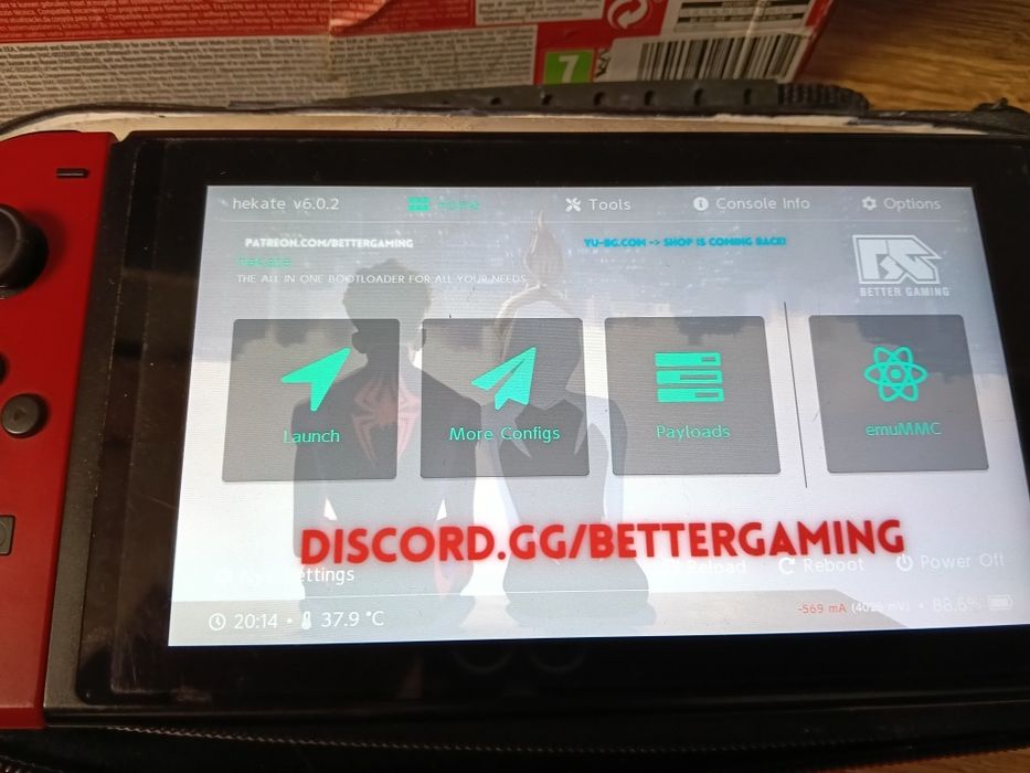 Nintendo switch modat
