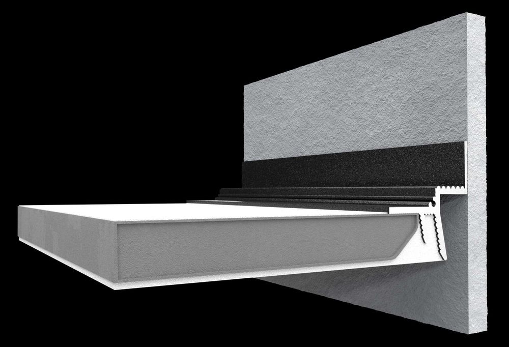 Теневой парящий профиль для потолка