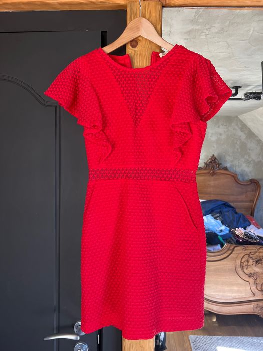 Кожена рокля Trina Turk,Maje,Balzac,Sandro