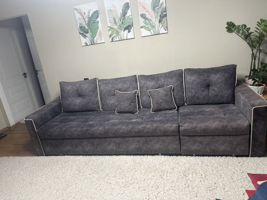 Продается стильный диван, цвет графит