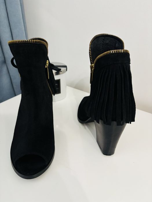 Botine din piele intoarsa-STELLA-35