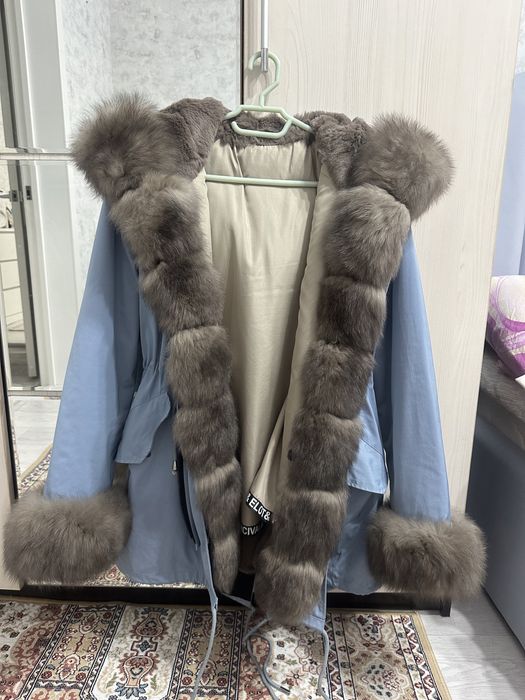 Парка меховая песец