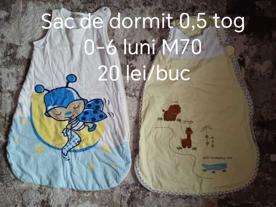Saci de dormit,  sistem infasare, protecții laterale, coșuleț/ babynes