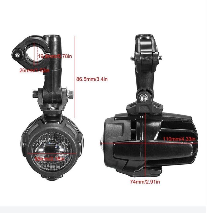 Proiectoare moto led kit complet ATV SUV OFF ROAD etc