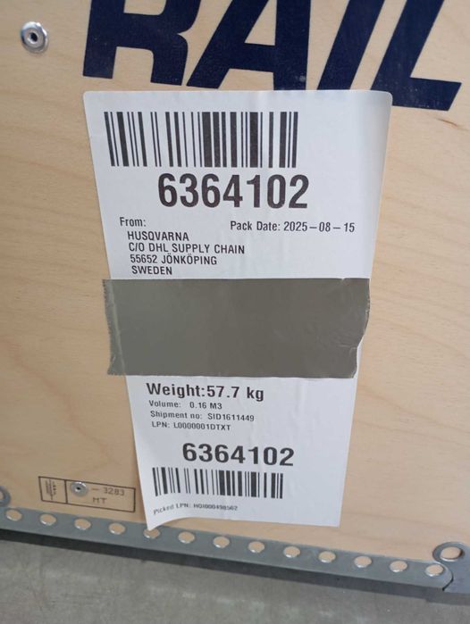 Фугорез-релсорез Husqvarna