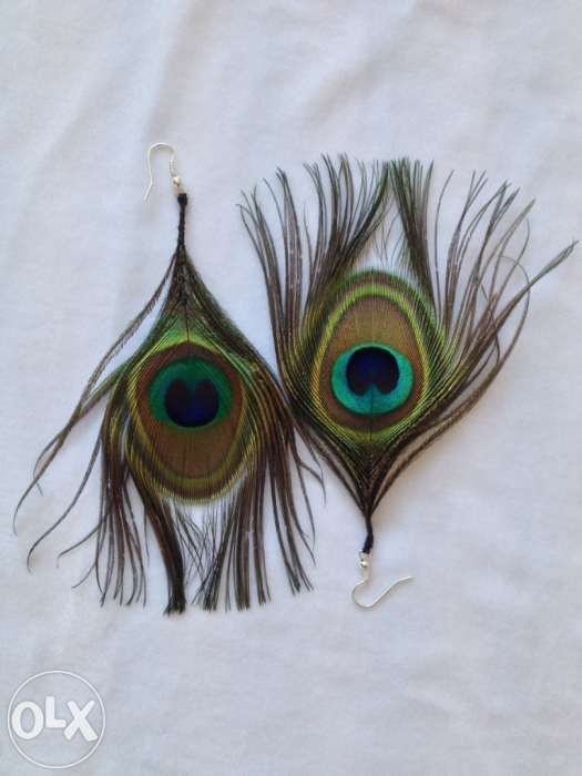 Confectionez cercei, diverse bijuterii/accesorii pene paun indian CLOP