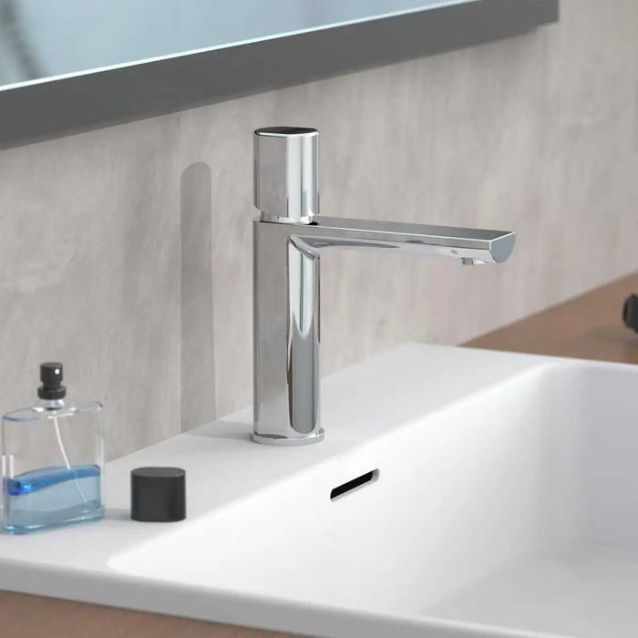 Смесител за мивка със сифон Дизайнерски Луксозен Модерен 4 цвята