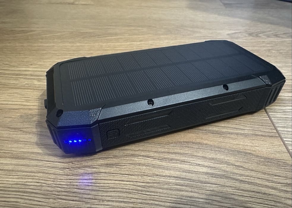 Power bank solar 20000 mAh Black NOU wireless charging
