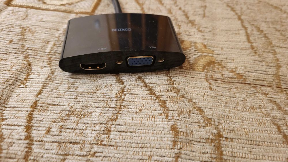 Deltaco Adaptor Mini DP la Hdmi-Vga  Nou