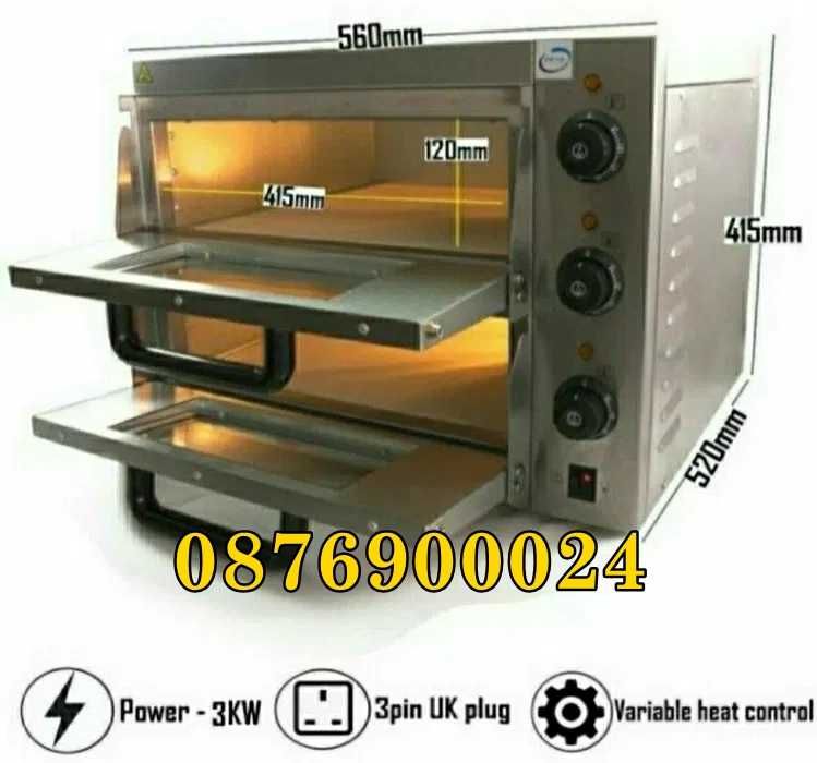 ПРОМО! Професионална фурна за пици Печка за пица Закуски хляб Готвене