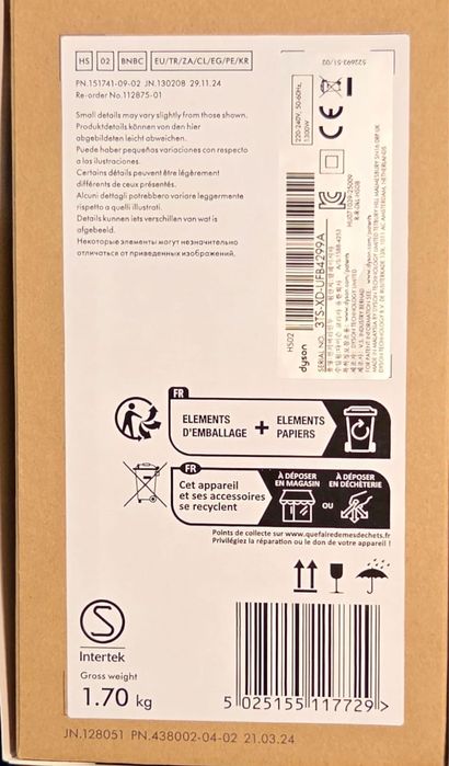 Dyson airwrap origin, nou  cu garantie