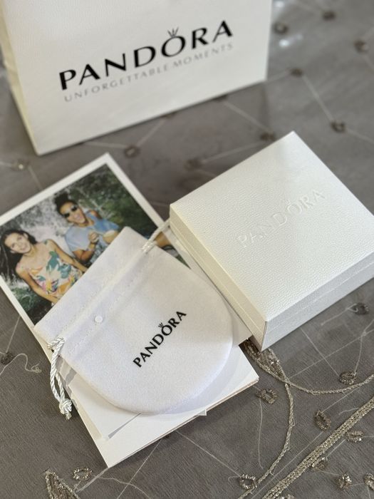 Колье «Красное Сердце» Pandora новое