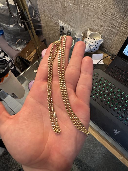 Златен синджир Панцер 14K (585) curb chain 14.9 gr