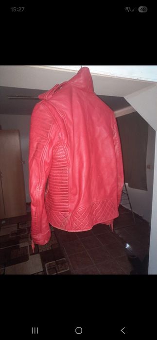 Geaca piele stil moto