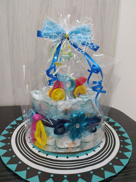 Мини торта от памперси Налични