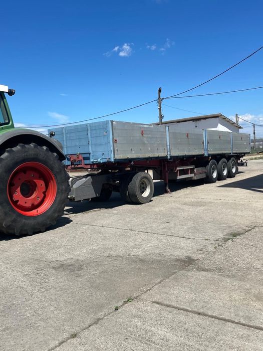Cardi semiremorca cu obloane rabatabile pentru tractor - bena cereale