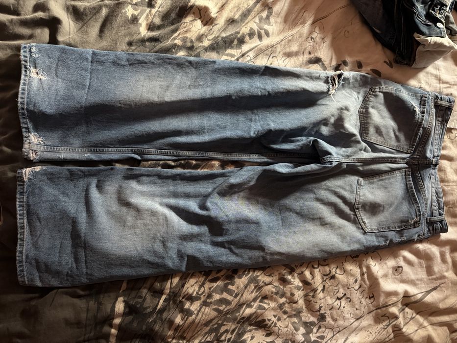 Дамски сини дънки Zara
