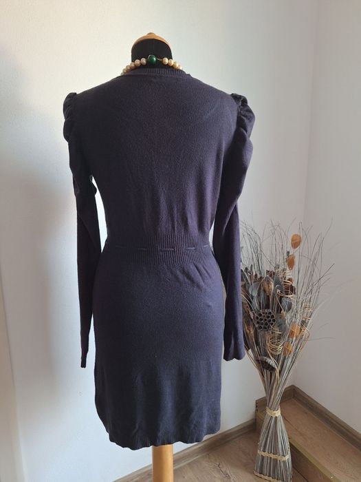 Rochie tricotata bleumarin M